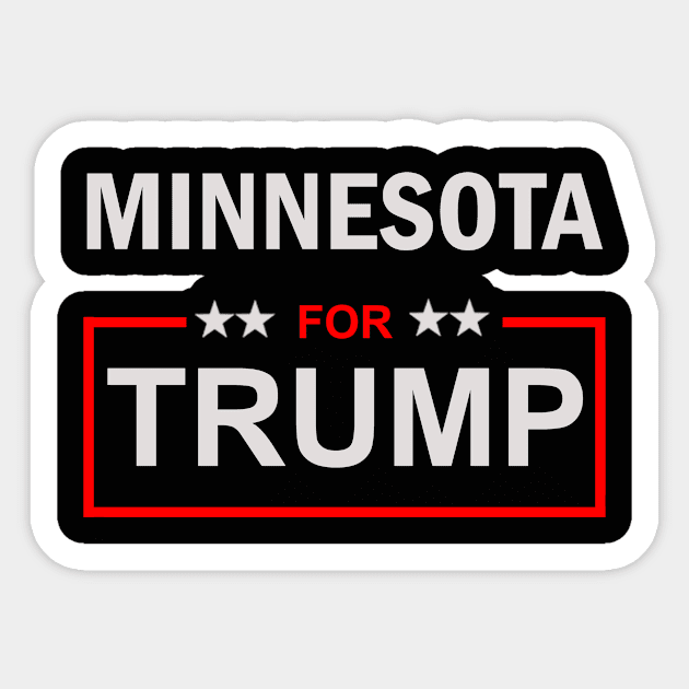 Minnesota for Trump Sticker by ESDesign